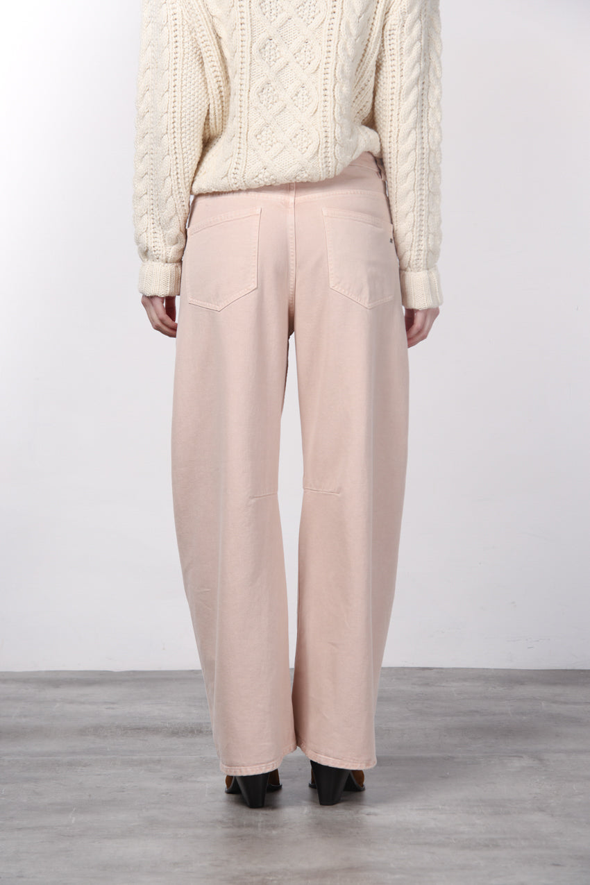 Virginie women’s chino pants in twill with balloon fit ①
