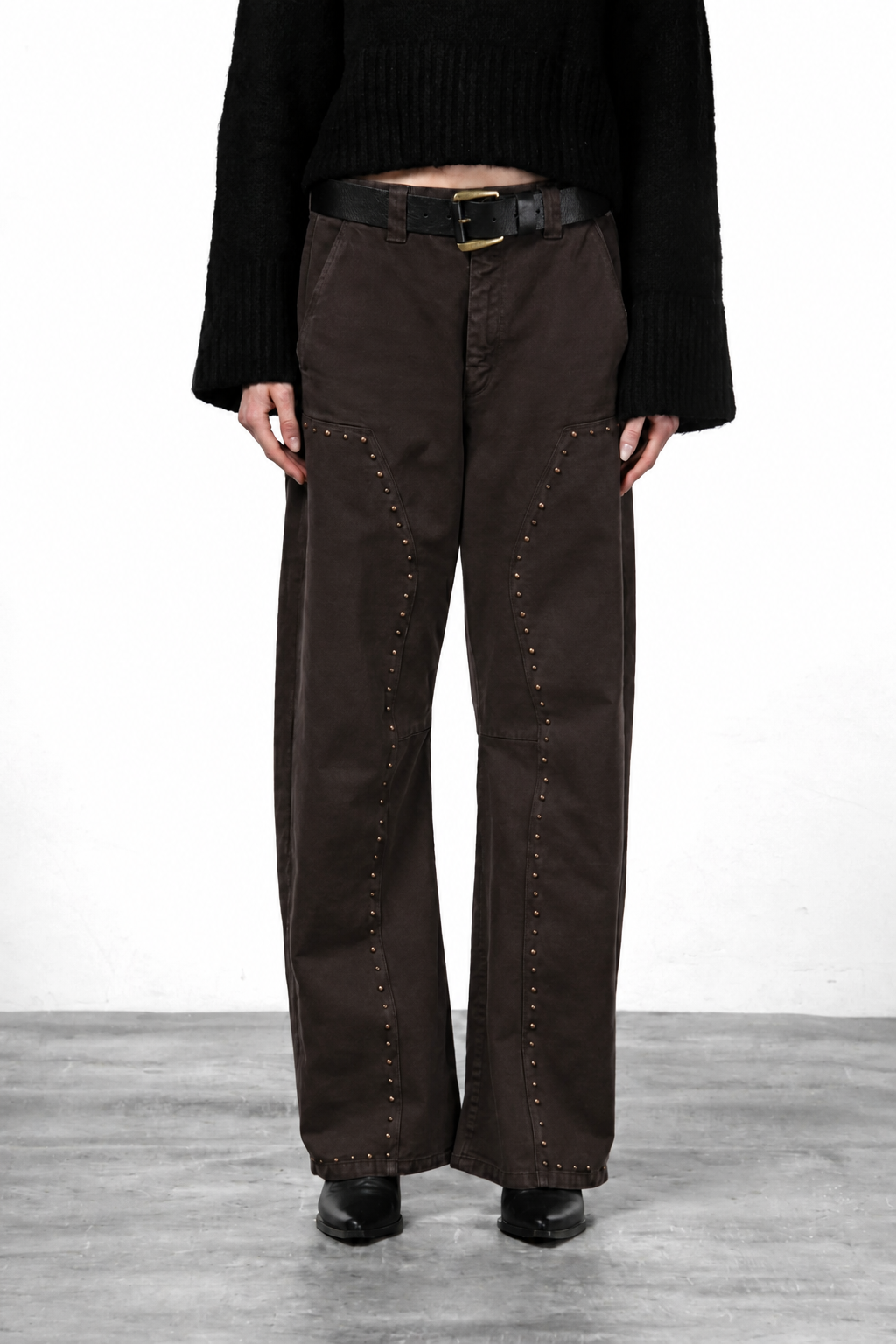 Silvye pantalon chino femme en twill balloon fit
