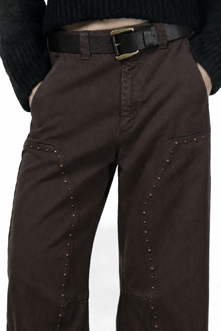 Silvye women’s chino pants in twill with balloon fit