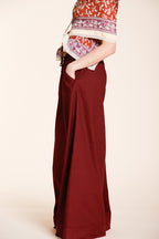 Portofino Damen Chino-Jogger-Hose aus leichtem Leinen und Baumwollcanvas wide leg