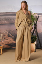 Portofino Damen Chinohose aus Modal wide leg