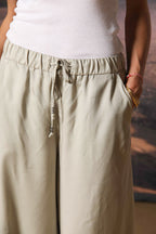 Portofino women's chino trousers in modal wide leg