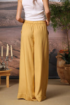 Portofino women's chino trousers in modal wide leg