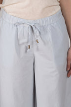 Portofino Cropped Hose Chino Jogger Damen aus Popeline wide leg