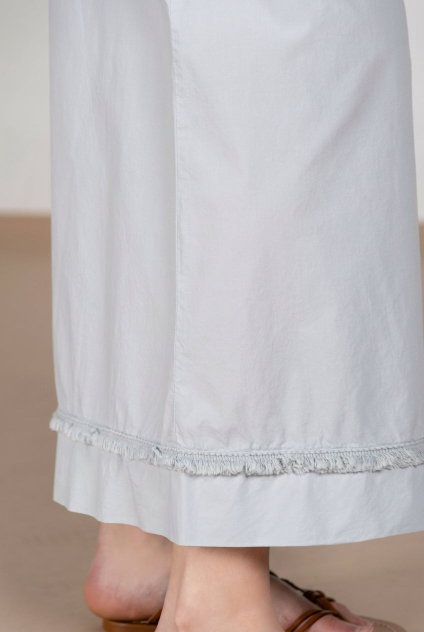 Portofino Cropped Hose Chino Jogger Damen aus Popeline wide leg