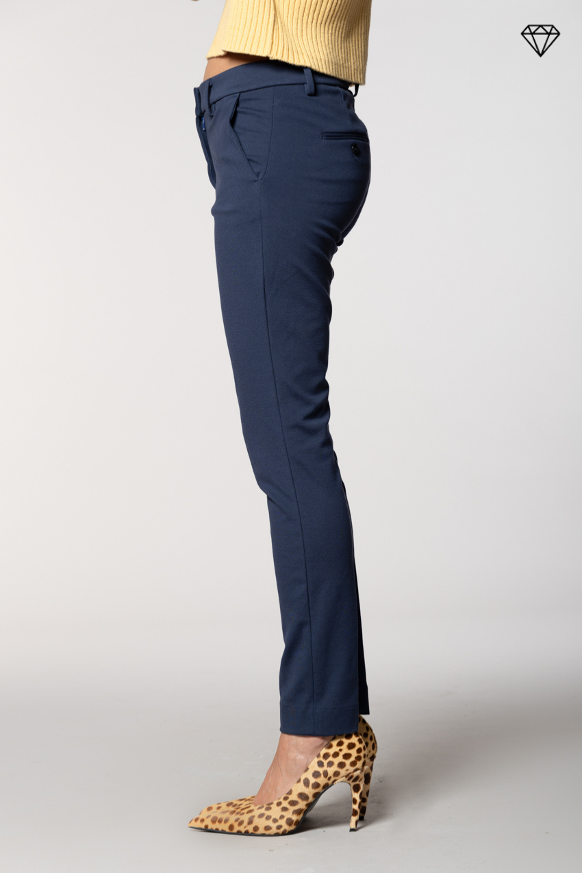 New York Slim Damen-Chinohose aus technischem Jersey Slim Fit ①