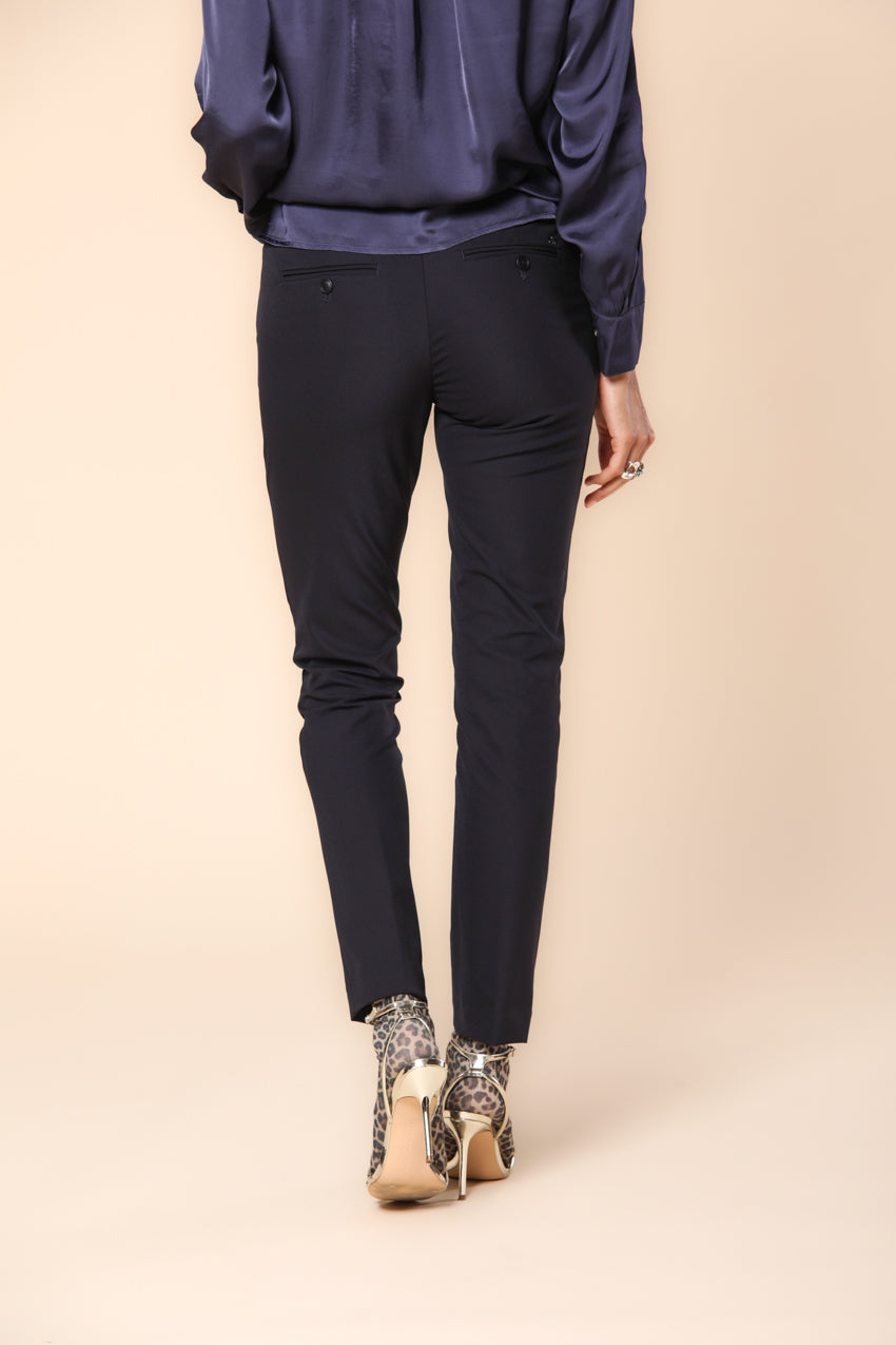 New York Slim pantalone chino donna in jersey slim fit