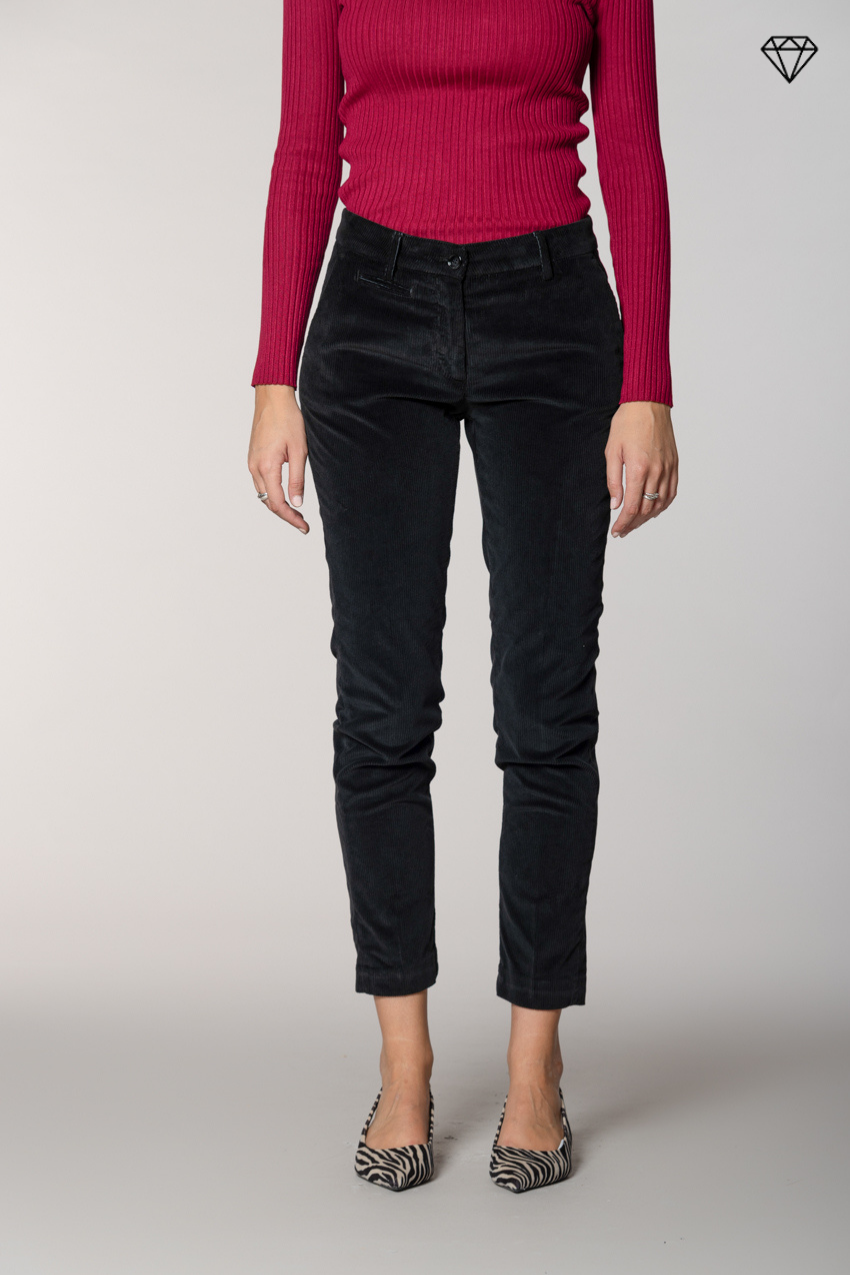 New York Slim Damen-Chinohose aus Kordsamt Slim Fit ①