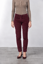 New York Slim Damen-Chinohose aus Breitcord Slim Fit ①