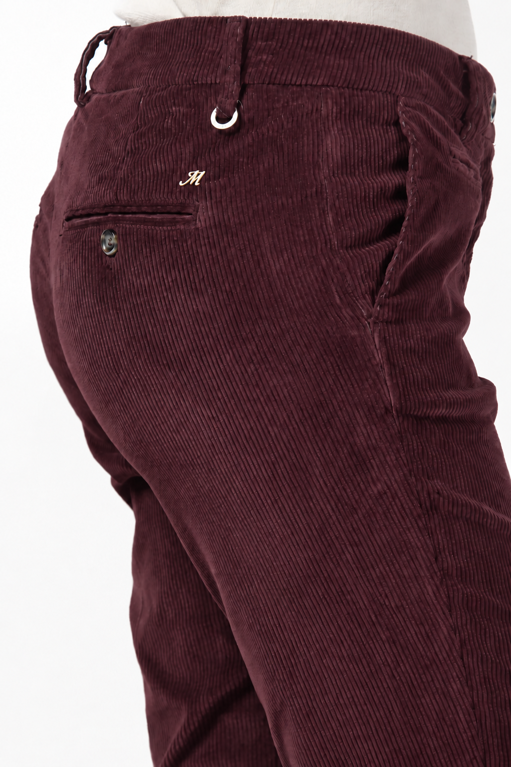 New York Slim Damen-Chinohose aus Breitcord Slim Fit ①