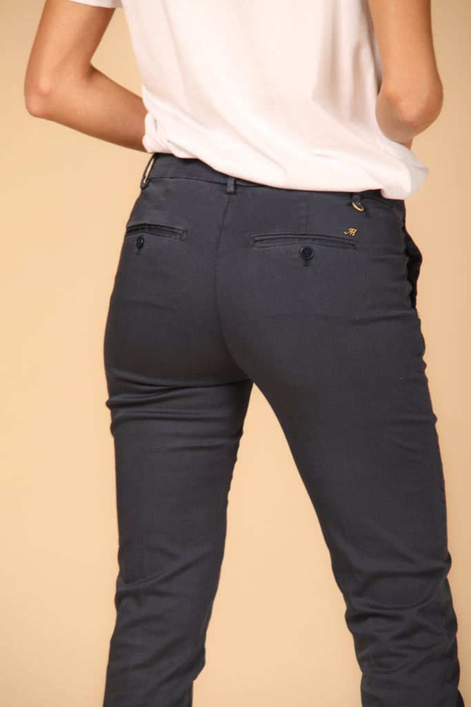 Image 3 de pantalon chino pour femme, modèle New York Slim, en bleu marine de Mason's
