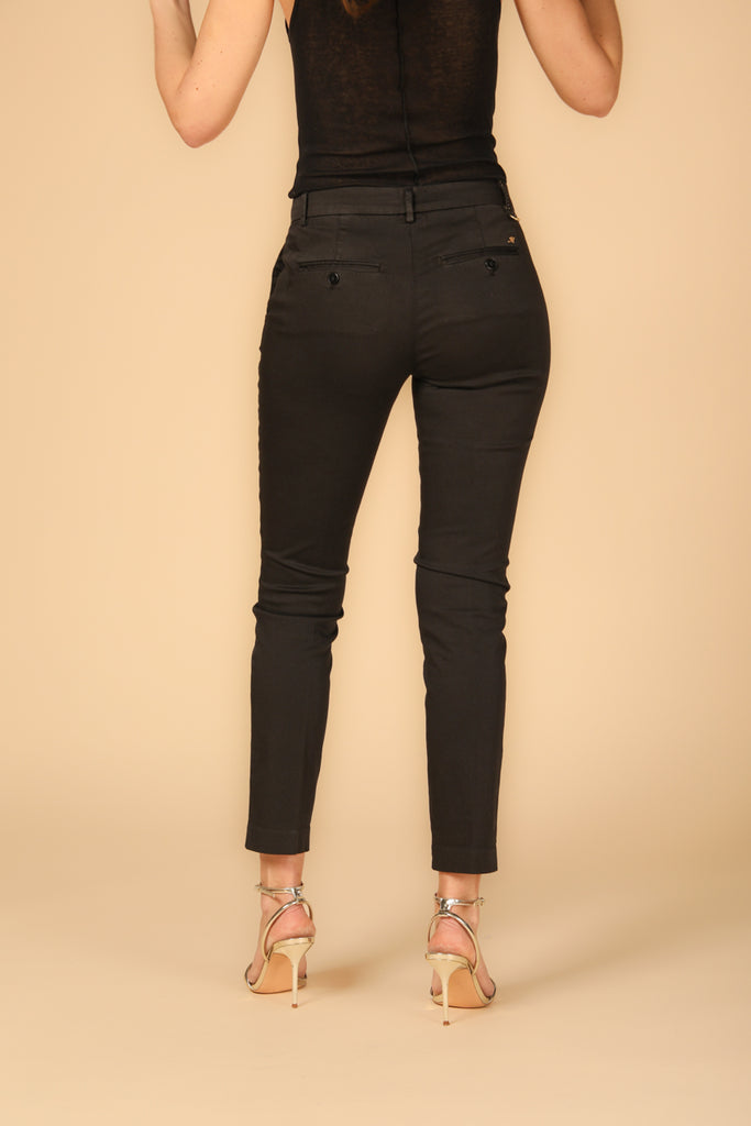 Image 4 de pantalon chino pour femme, modèle New York, en noir fit slim de Mason's