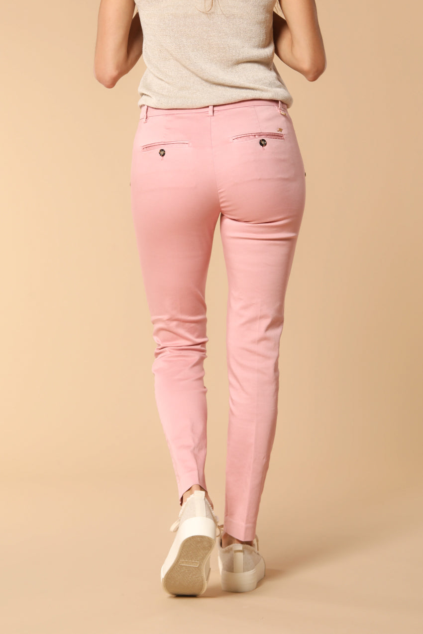 New York Slim pantalon chino femme en satin stretch slim fit ①