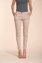 New York Slim pantalon chino femme en satin stretch slim fit ①