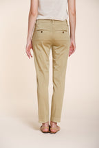 New York Slim women's chino pants in stretch satin slim fit ①