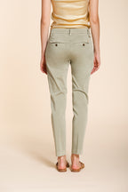 New York Slim pantalon chino femme en satin stretch slim fit ①