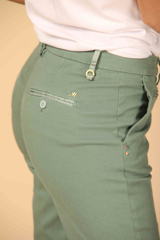 Image 3 de Pantalon chino pour femme modèle New York Trumpet de Mason's en vert menthe, fit slim