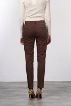 New York Slim pantalon chino femme en satin slim fit ①
