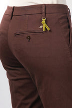 New York Slim pantalon chino femme en satin slim fit ①
