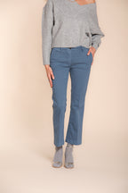 New York Trumpet pantalone chino donna in gabardina slim fit