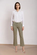 New York Trumpet pantalon chino femme en natté slim fit
