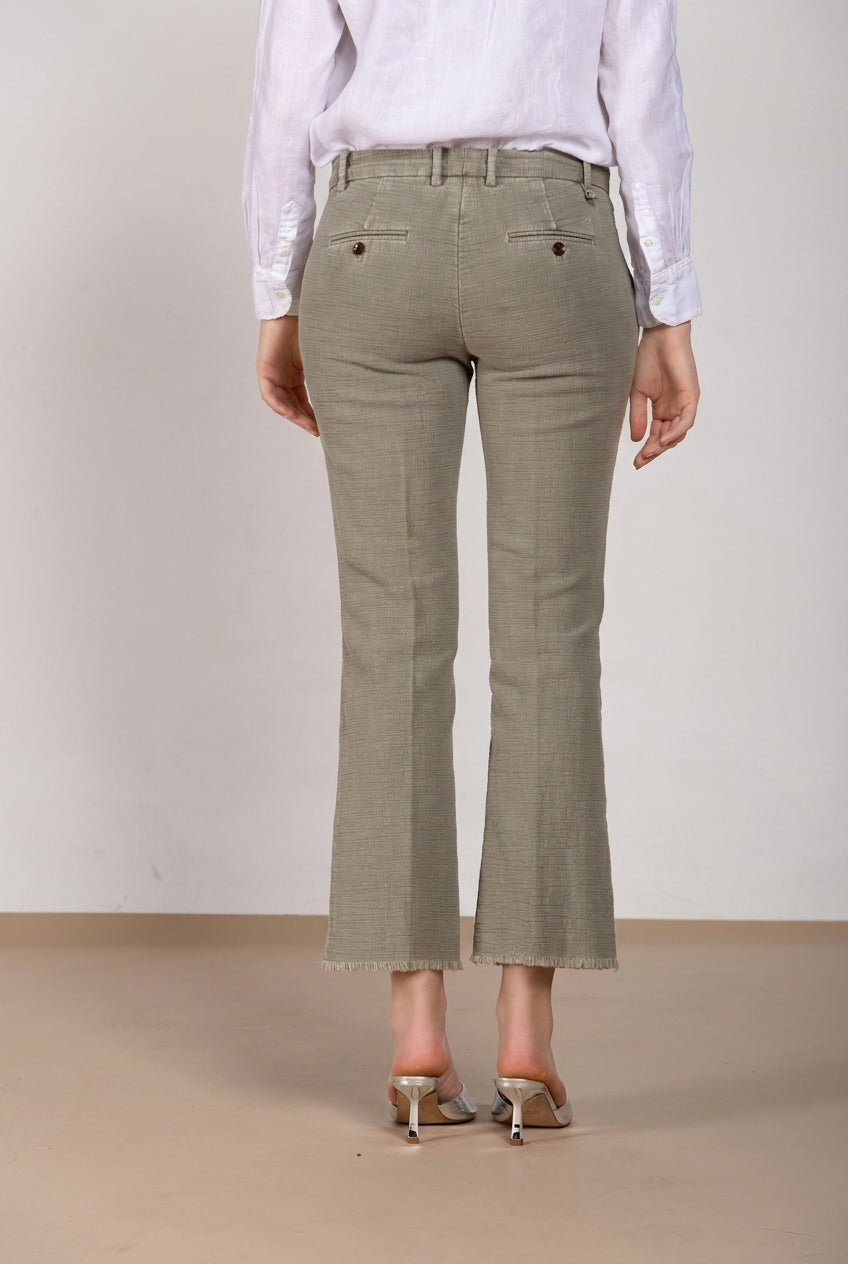 New York Trumpet women's chino pants in mat weave slim fit