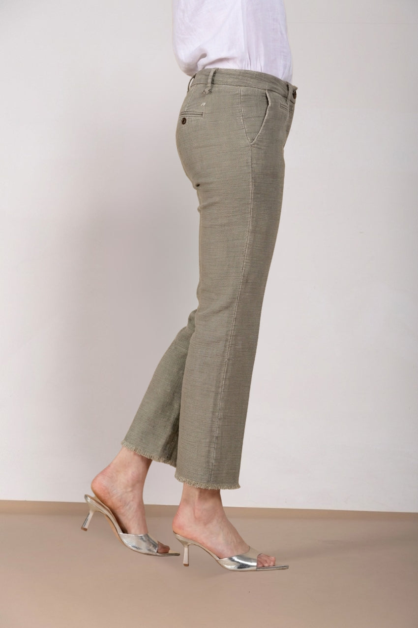 New York Trumpet pantalon chino femme en natté slim fit