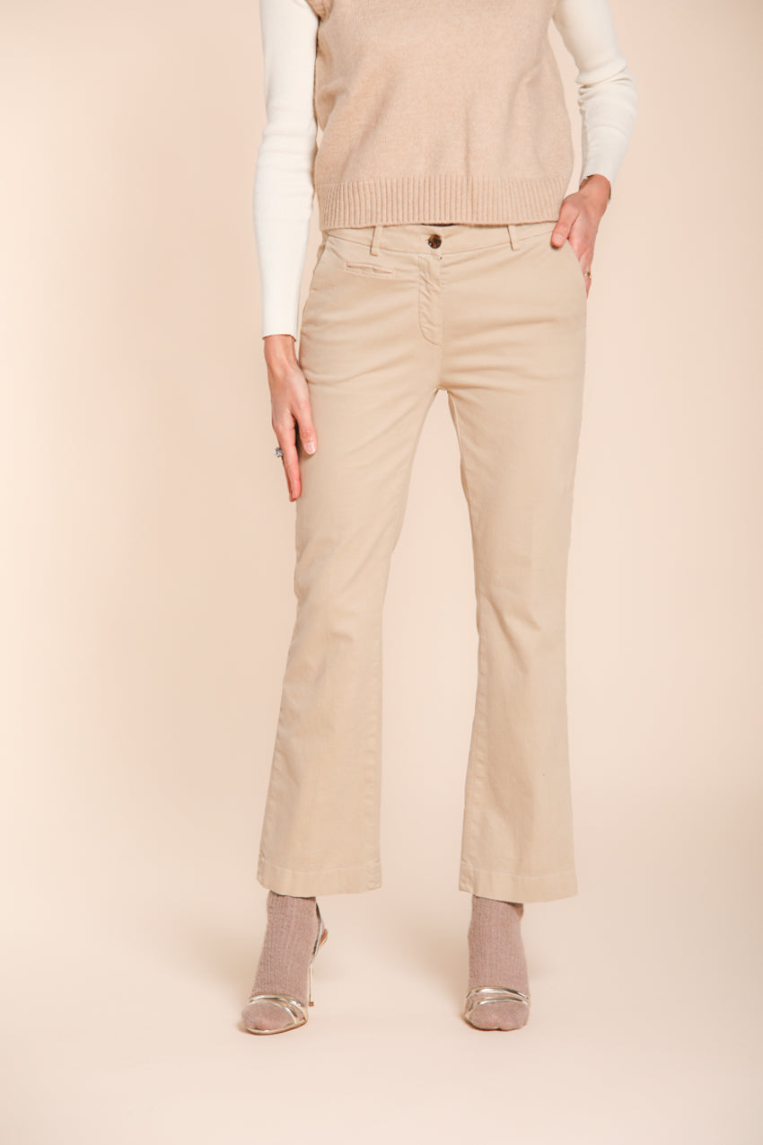 Foto 1 New York Trumpet pantalone chino donna in gabardina slim fit