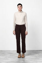 New York Trumpet women’s chino trousers in gabardine, slim fit ①