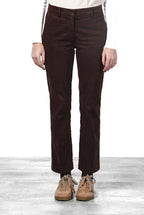 New York Trumpet women’s chino trousers in gabardine, slim fit ①