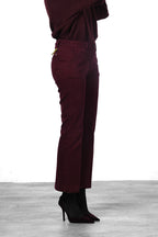 New York Trumpet pantalone chino donna in gabardina slim fit ①