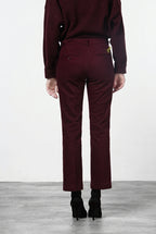 New York Trumpet pantalone chino donna in gabardina slim fit ①