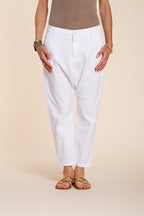 Malibu Jogger pantalone chino donna in gabardina carrot fit