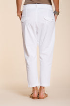 Malibu Jogger pantalone chino donna in gabardina carrot fit