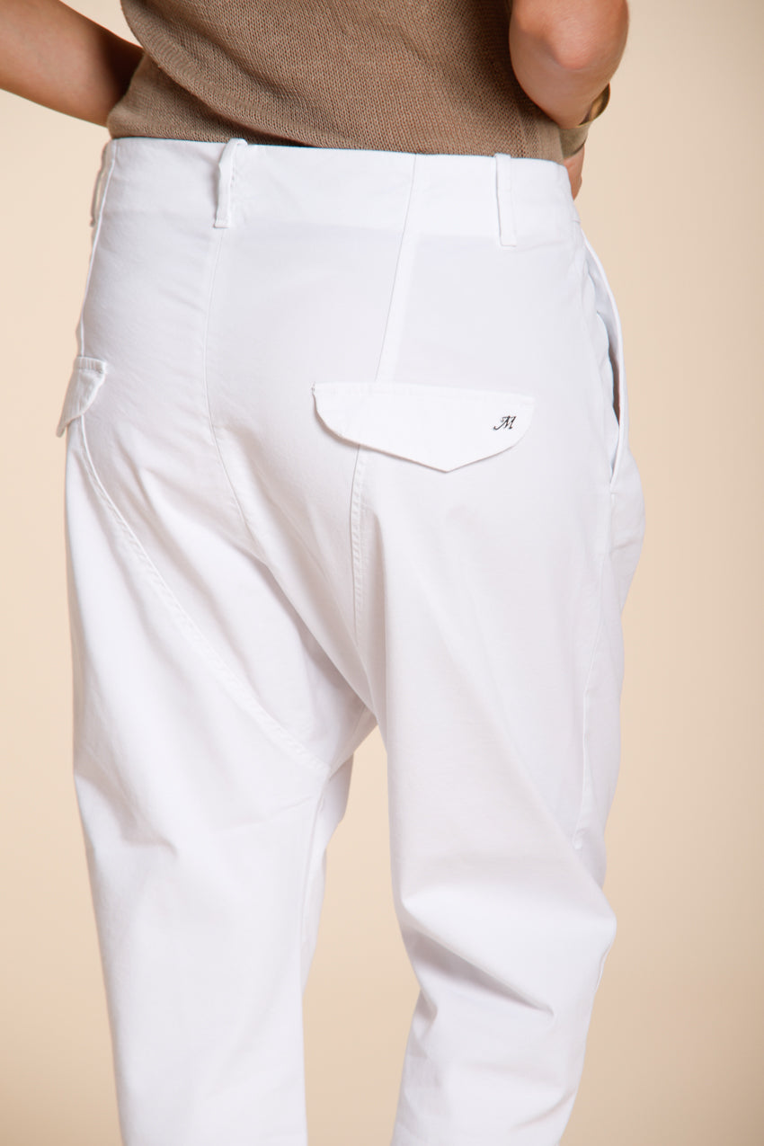 Malibu Jogger pantalone chino donna in gabardina carrot fit