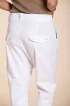 Malibu Jogger pantalone chino donna in gabardina carrot fit