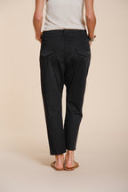 Malibu Jogger Hose Chino Damen aus Gabardine carrot fit