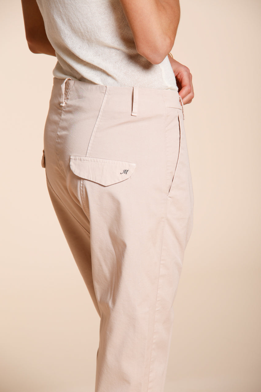 Malibu Jogger pantalon chino femme en gabardine carrot fit