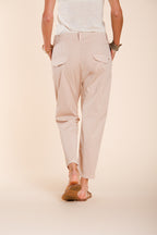Malibu Jogger pantalone chino donna in gabardina carrot fit