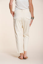 Malibu Jogger pantalone chino donna in gabardina carrot fit