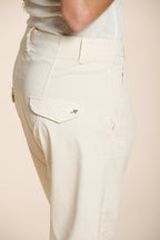 Malibu Jogger pantalone chino donna in gabardina carrot fit