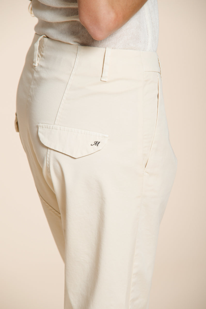 Malibu Jogger pantalon chino femme en gabardine carrot fit