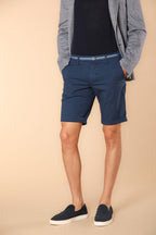 Torino Summer Bermuda chino homme en satin stretch slim fit