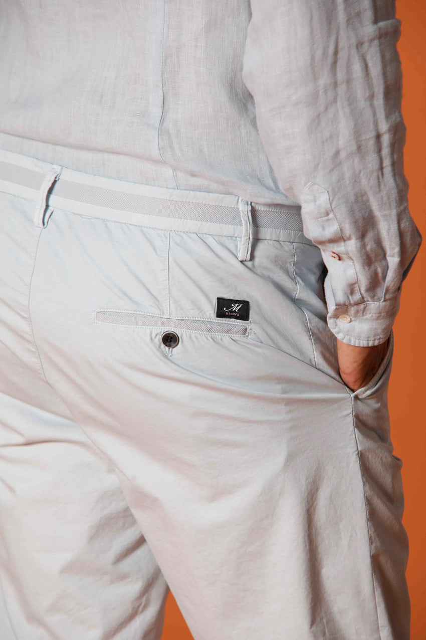 Torino University bermuda chino uomo in cotone Pima slim fit