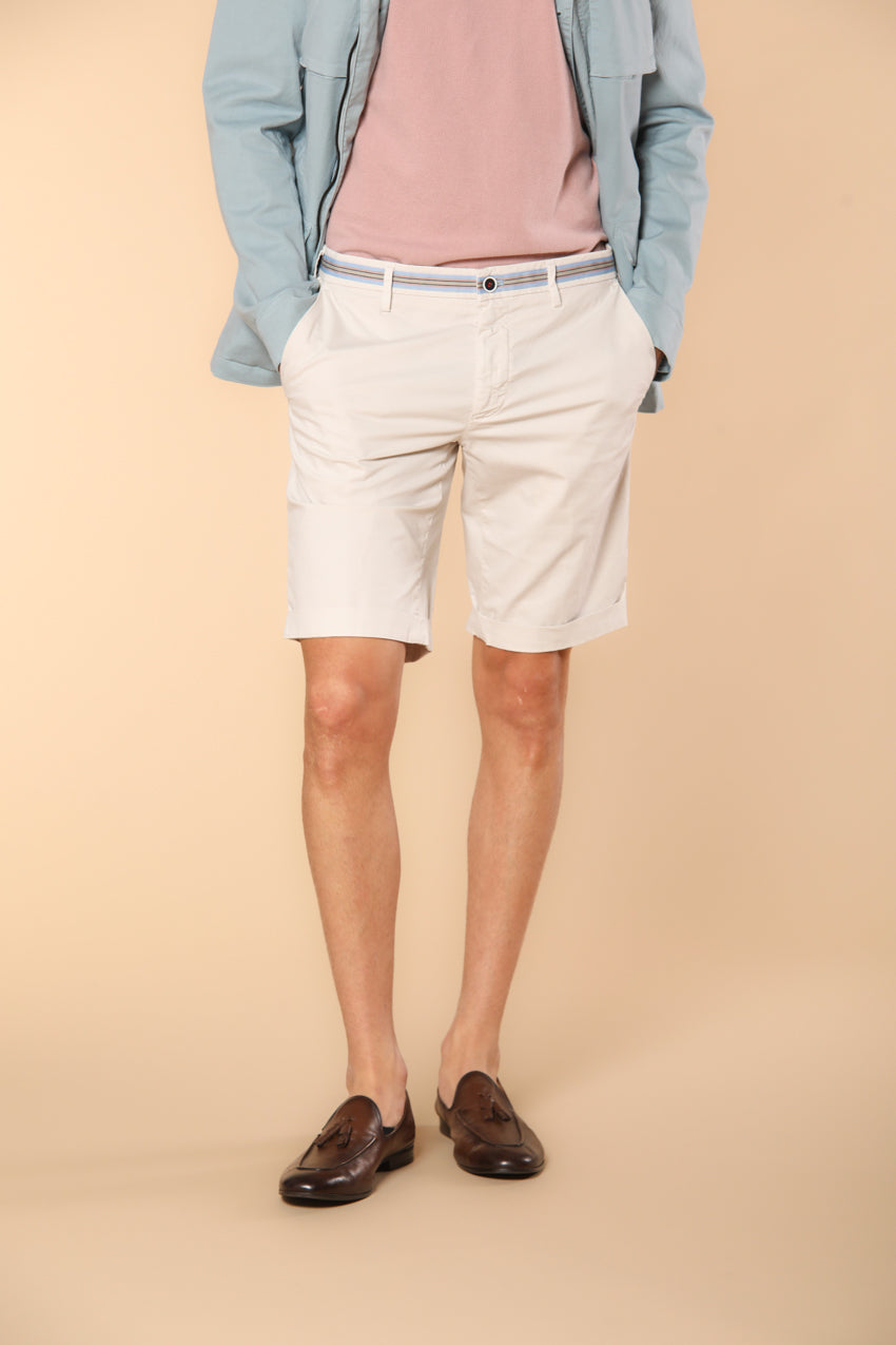 New York Summer men's chino bermuda shorts in Pima cotton Regular fit