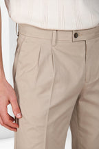 New York 2 Pinces bermuda chino homme en twill stretch regular fit