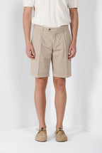 New York 2 Pinces bermuda chino homme en twill stretch regular fit