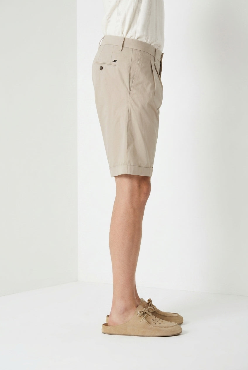 New York 2 Pinces bermuda chino homme en twill stretch regular fit