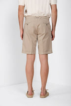 New York 2 Pinces bermuda chino homme en twill stretch regular fit