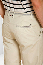 Torino City men's chino bermuda in stretch gabardine regular fit